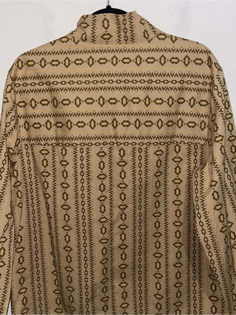 PrAna Saucha Jacket Mens Small Full Zip Relaxed Fit Aztec Southwestern Outdoor
